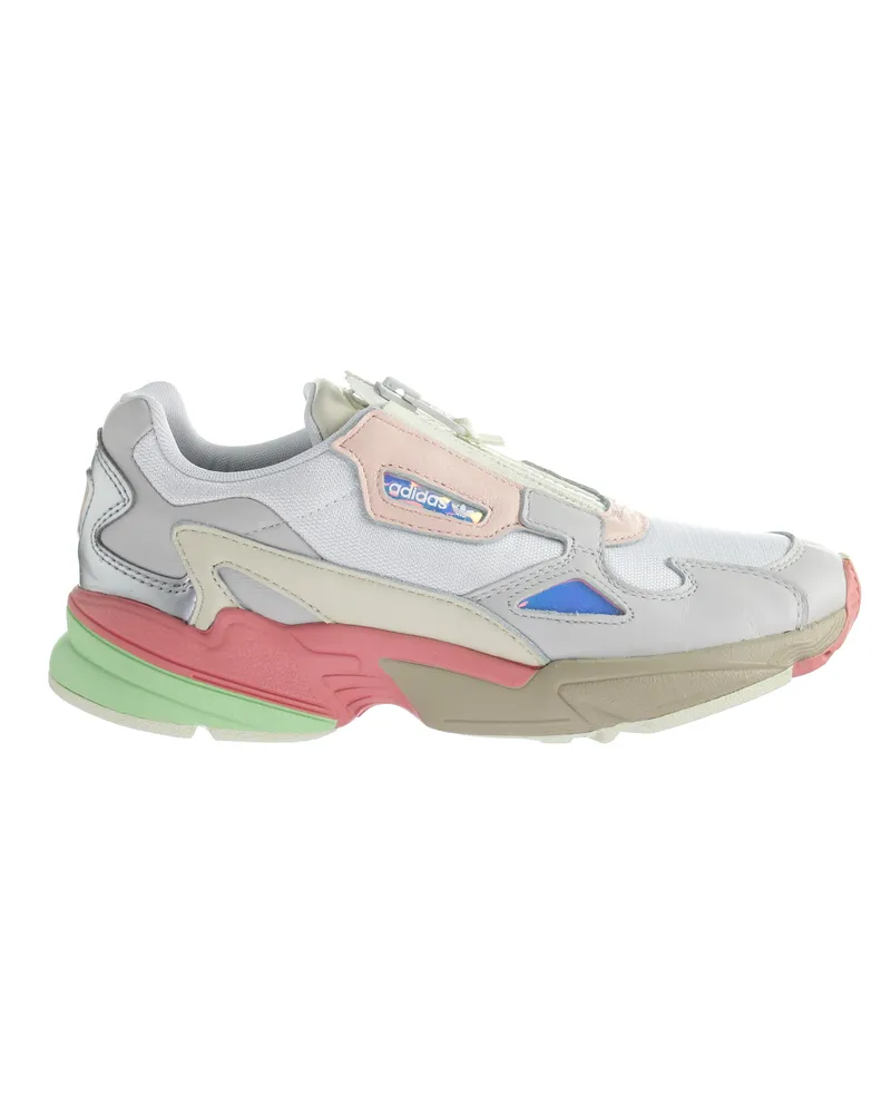 adidas Falcon Zip Damen weiße Trainer Weiß