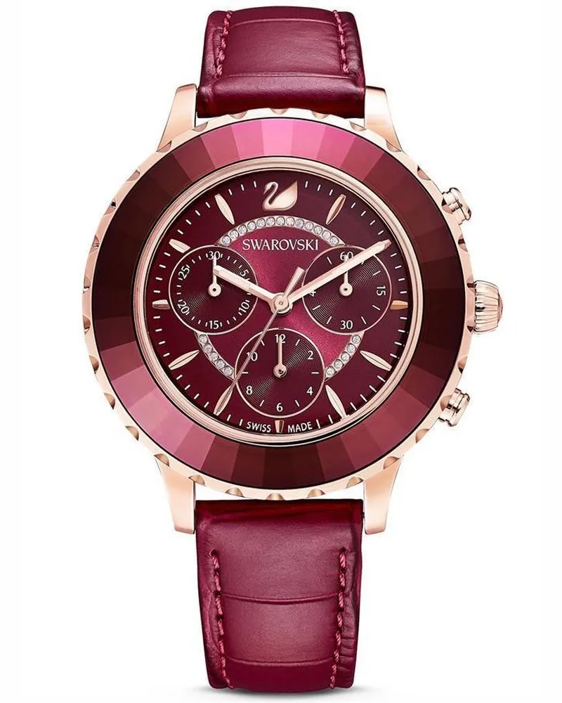Swarovski 5547642 Damenuhr Bordeaux