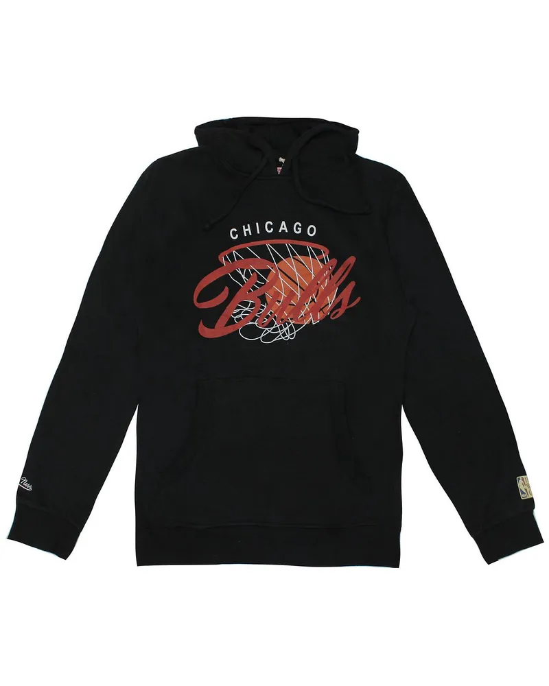 Mitchell & Ness Chicago Bulls Herren Hoodie Schwarz