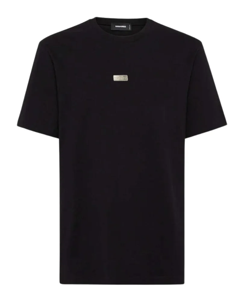 Dsquared2 T-Shirt für Herren (Schwarz Schwarz