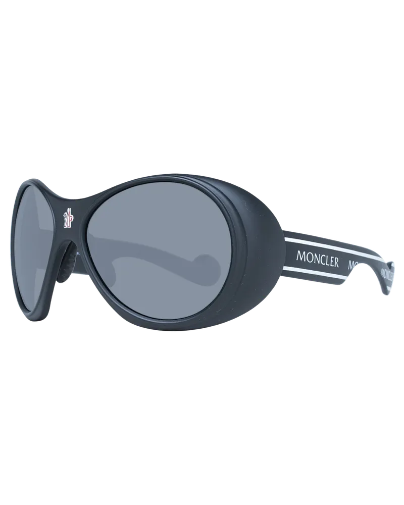 Moncler ML0148/S 02A Ski-Sonnenbrille Sonnenbrille Schwarz