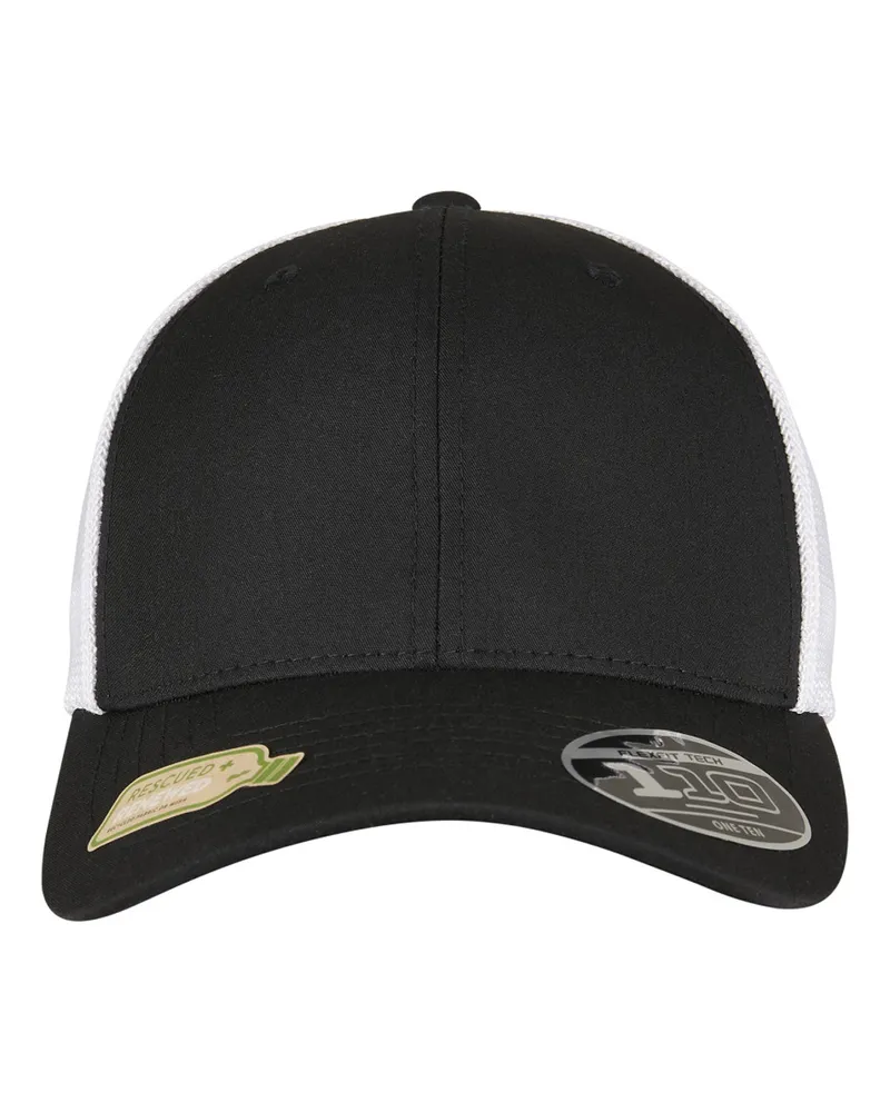 Flexfit 110" Trucker Cap (Schwarz/Weiß Schwarz
