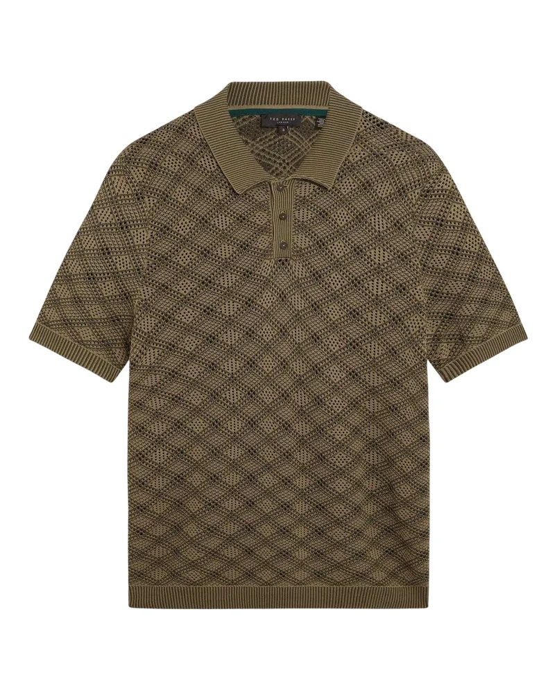 Ted Baker Poloshirt für Herren (Khaki Khaki