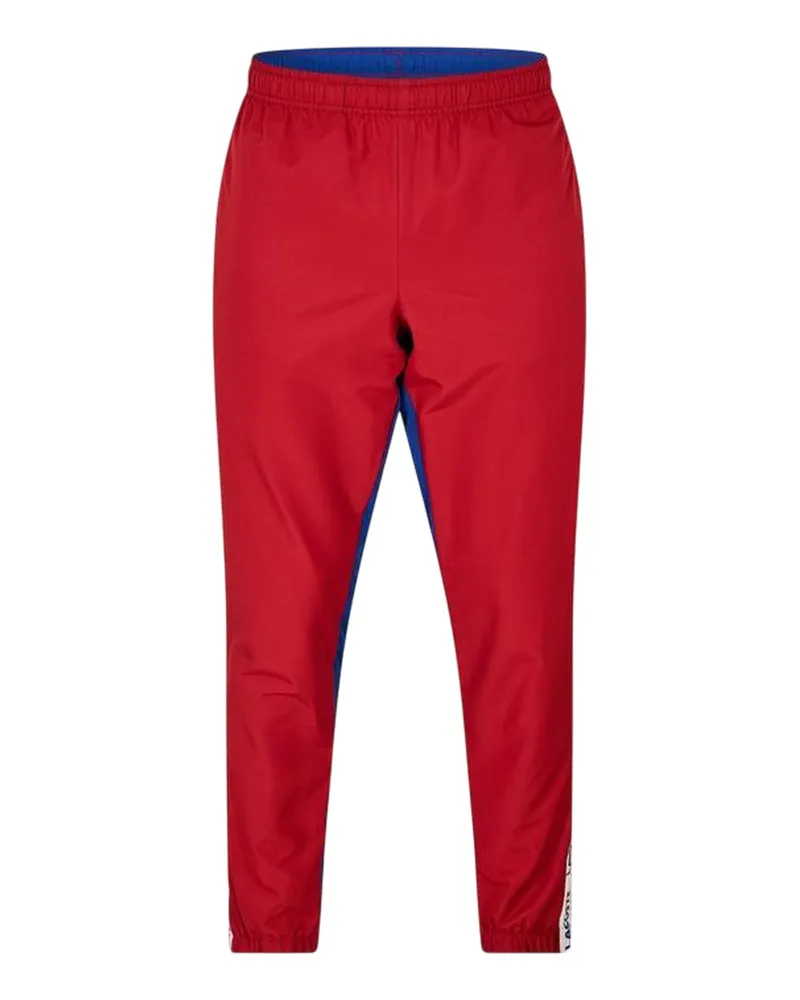 Lacoste XH7587" Trainingshose für Herren (Orange/Blauer Kapitän Rot