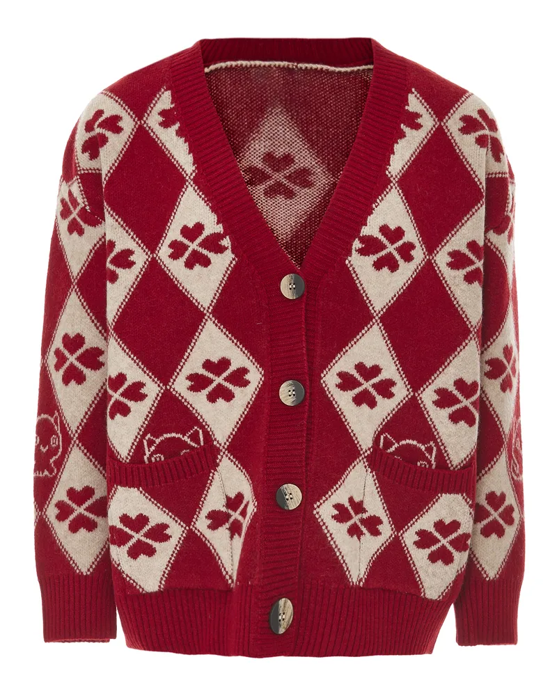 My Mo Strickjacke - Rot Rot