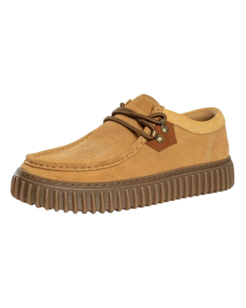 Clarks Torhill Lo Wildlederschuhe, Braun Braun