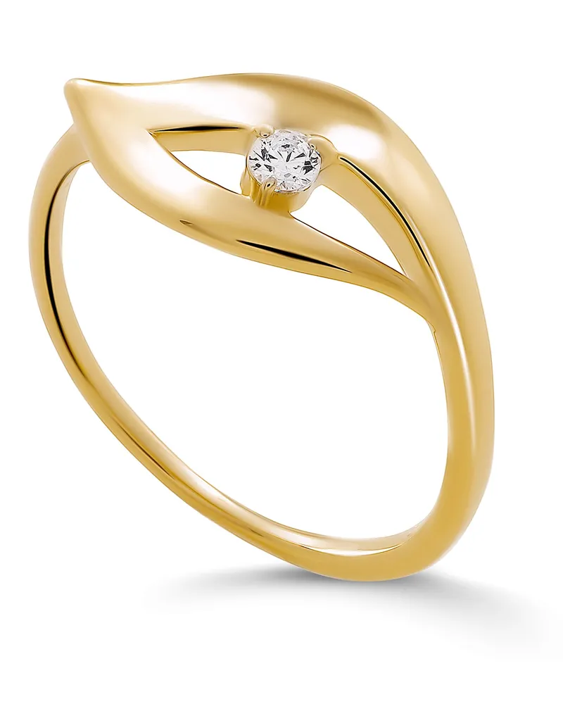 Orphelia Milan' Damen-Ring aus 925er Sterlingsilber – Gold ZR-7519/G Gold