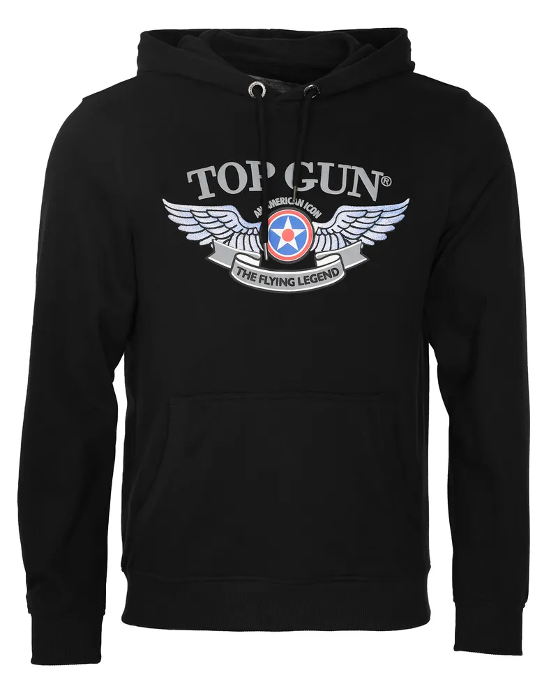 Top Gun Hoodie TG22025 Schwarz