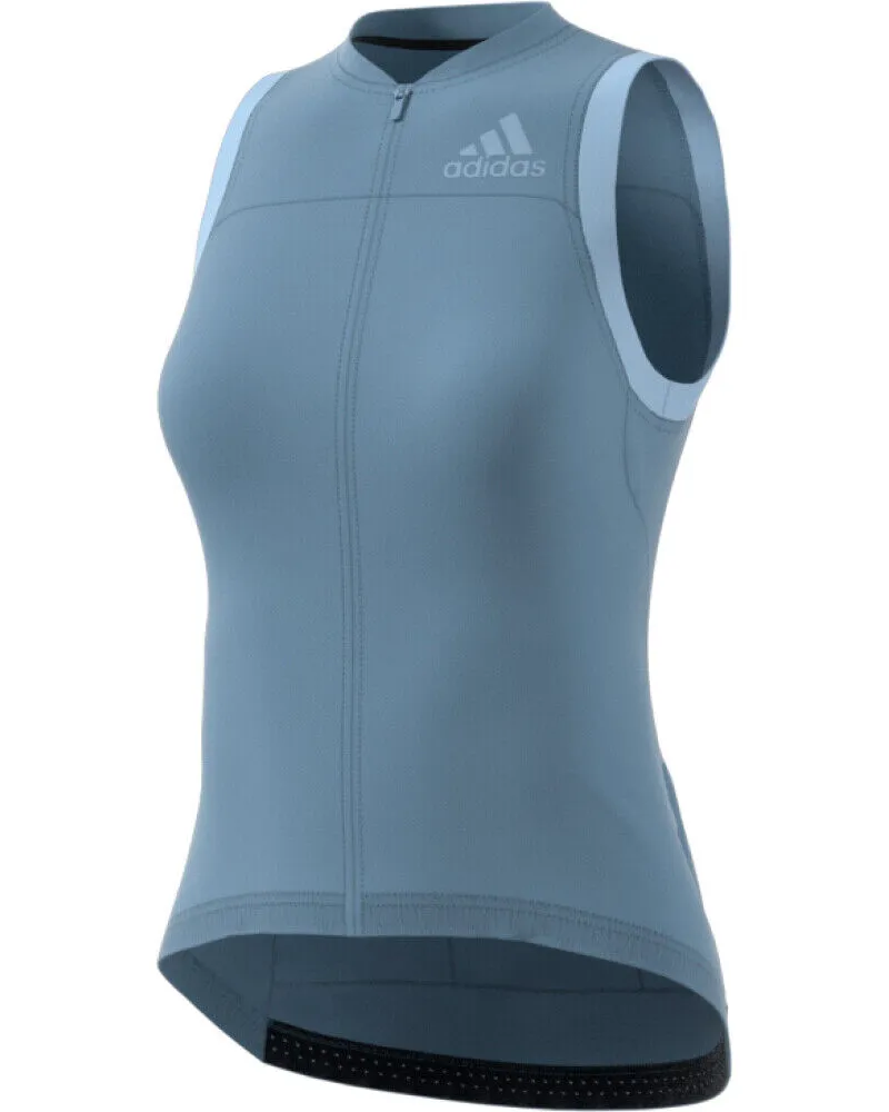 adidas Womens Blue Cycling Weste Blau