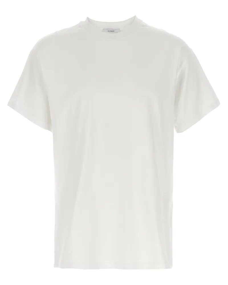 Givenchy Weißes Baumwoll-T-Shirt Weiß