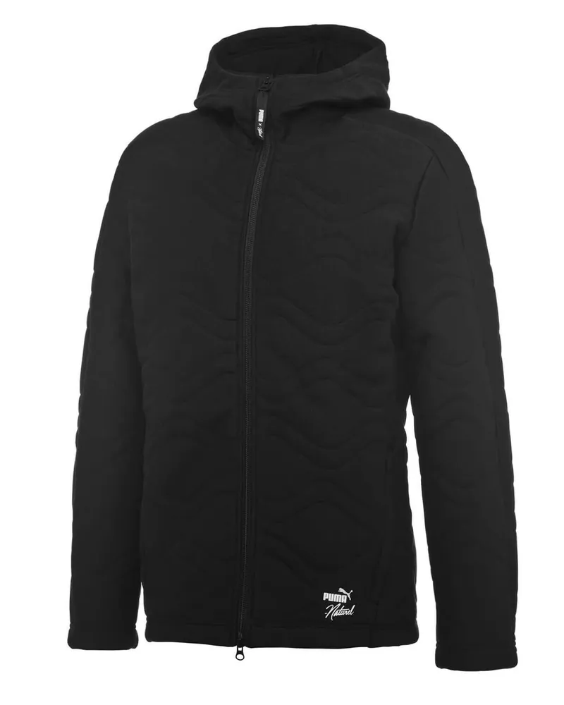 Puma x Naturel Hoodie Reißverschluss UP MENS Casual Track Top Black 574098 01 Schwarz