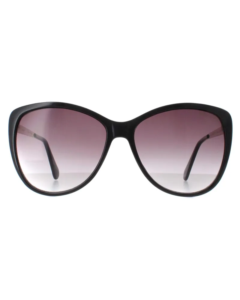 Radley Gwyneth 104 glÃ¤nzend schwarz lila Sonnenbrille Schwarz