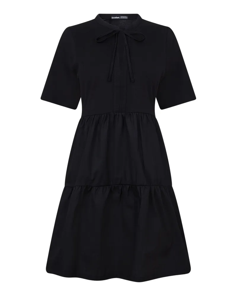 Threadbare Alexis" Minikleid für Damen (Schwarz Schwarz