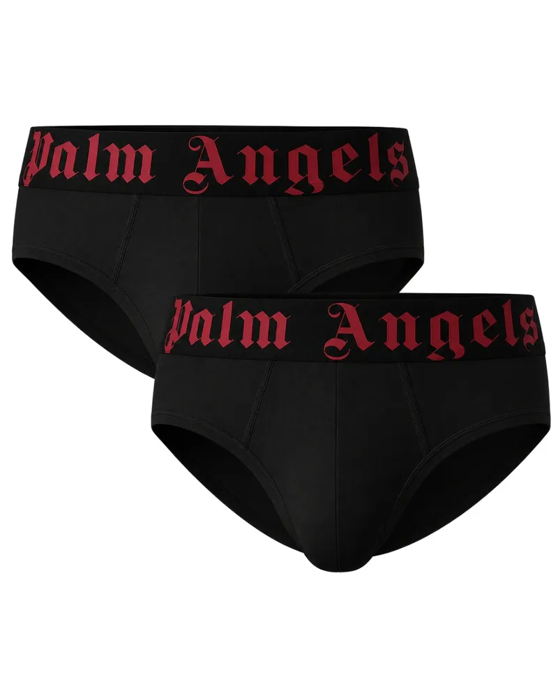Palm Angels Herren-Slips in Schwarz (Mehrfachpack Schwarz