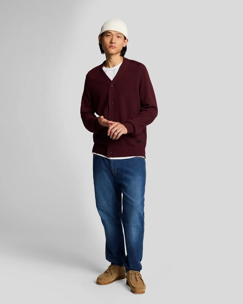 Lyle & Scott Tapered-Jeans in normaler Passform – Blau Blau