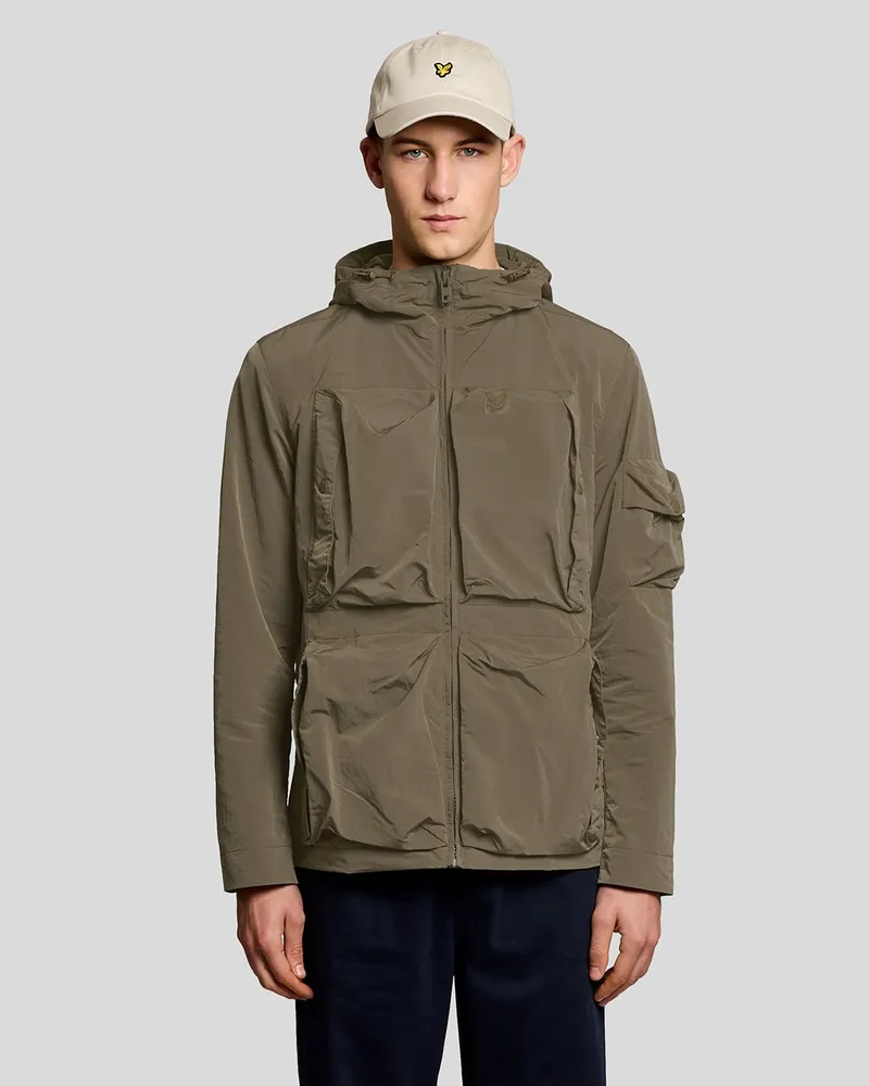 Lyle & Scott Leichte Windbreaker-Jacke Grün