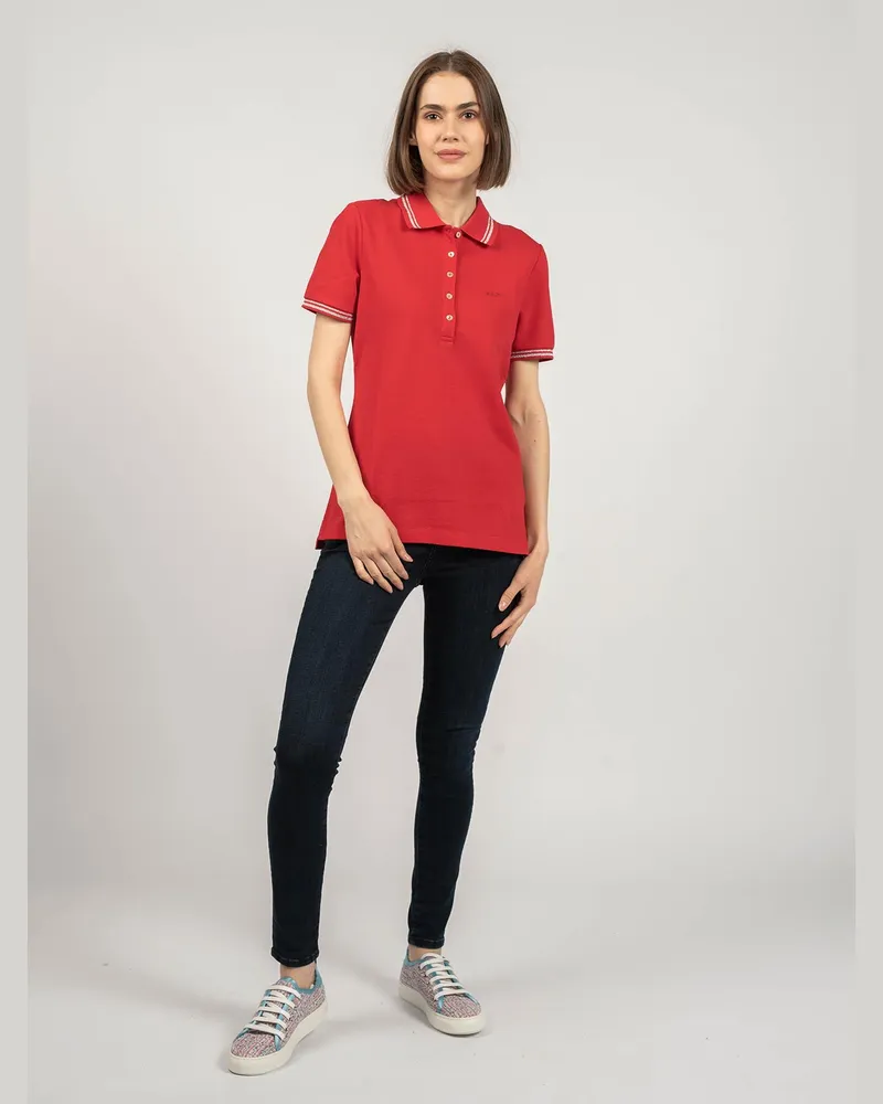 Geox Poloshirt Sustin Damen Rot Rot