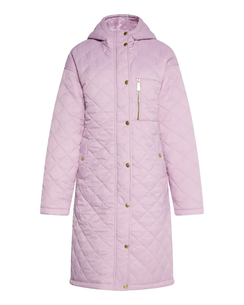 FAINA Leichter Steppmantel Damen Mauve Rosa
