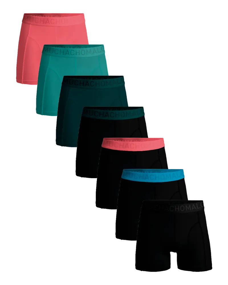 Muchachomalo Herren Boxer Shorts - 7er Pack - Herren Unterwäsche Mehrfarbig