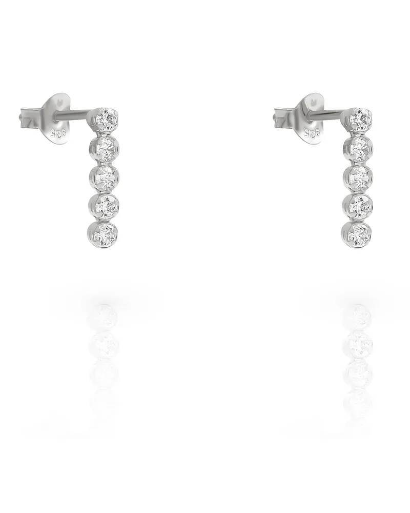 Orphelia Bling' Damen 925 Sterling Silber Ohrhänger - Silber ZO-7547 Silber