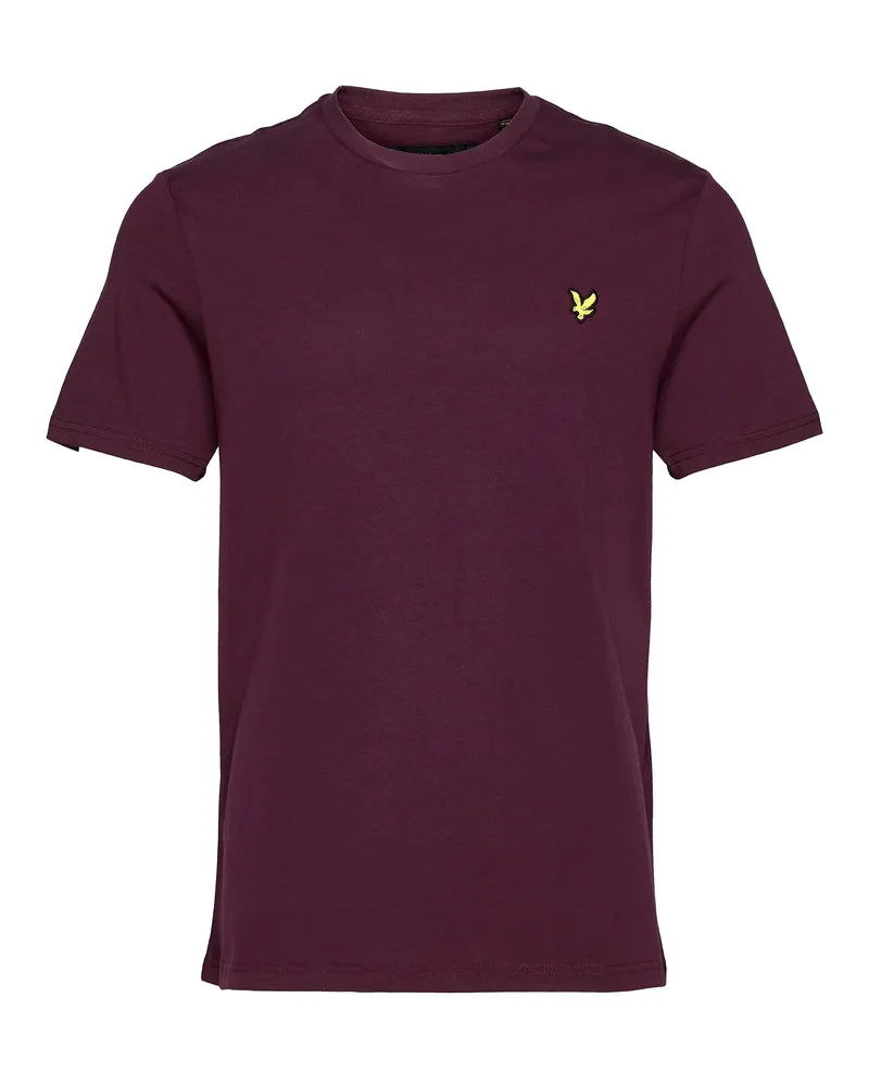 Lyle & Scott Das  Plain T-Shirt ist aus 100 % Baumwolle gefertigt und unvergleichlich weich. Es ist ein kultiger Stil und die Definition eines Grundnahrungsmittels im Kleiderschrank. Mit einer klassischen Silhouette, Detailnähten an Kragen und Manschette sowie unserem charakteristischen Steinadler kann dieses T-Shirt nahtlos übereinander getragen werden oder allein als Herzstück eines jeden lässigen Outfits dienen.  n  nPassform: RegulärnEs ist so geschnitten, dass es weder zu eng noch zu locker sitzt und Ihnen einen klassischen, zeitlos eleganten Look verleiht. Wir empfehlen Ihnen, Ihre übliche Größe zu bestellen, aber wenn Sie zwischen zwei Größen schwanken, nehmen Sie eine Nummer größer Bordeaux