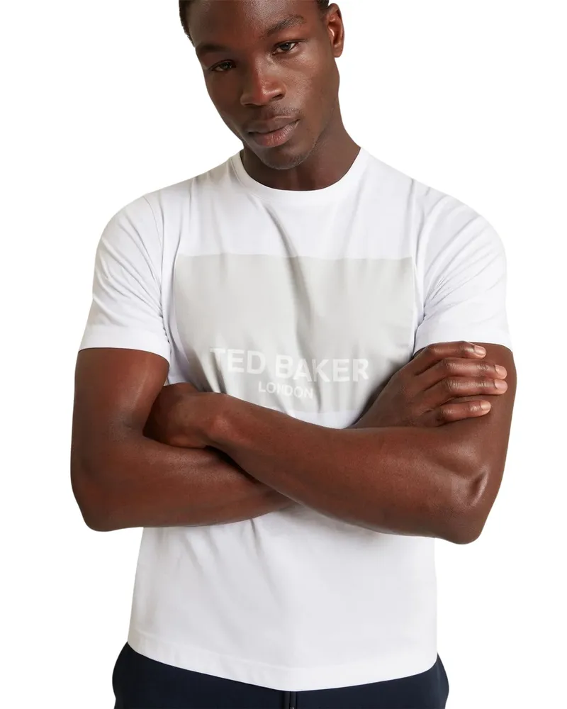 Ted Baker T-Shirt für Herren, Regulär (Weiß Weiß