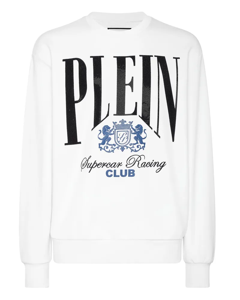 Philipp Plein Sweatshirt Racing Weiß