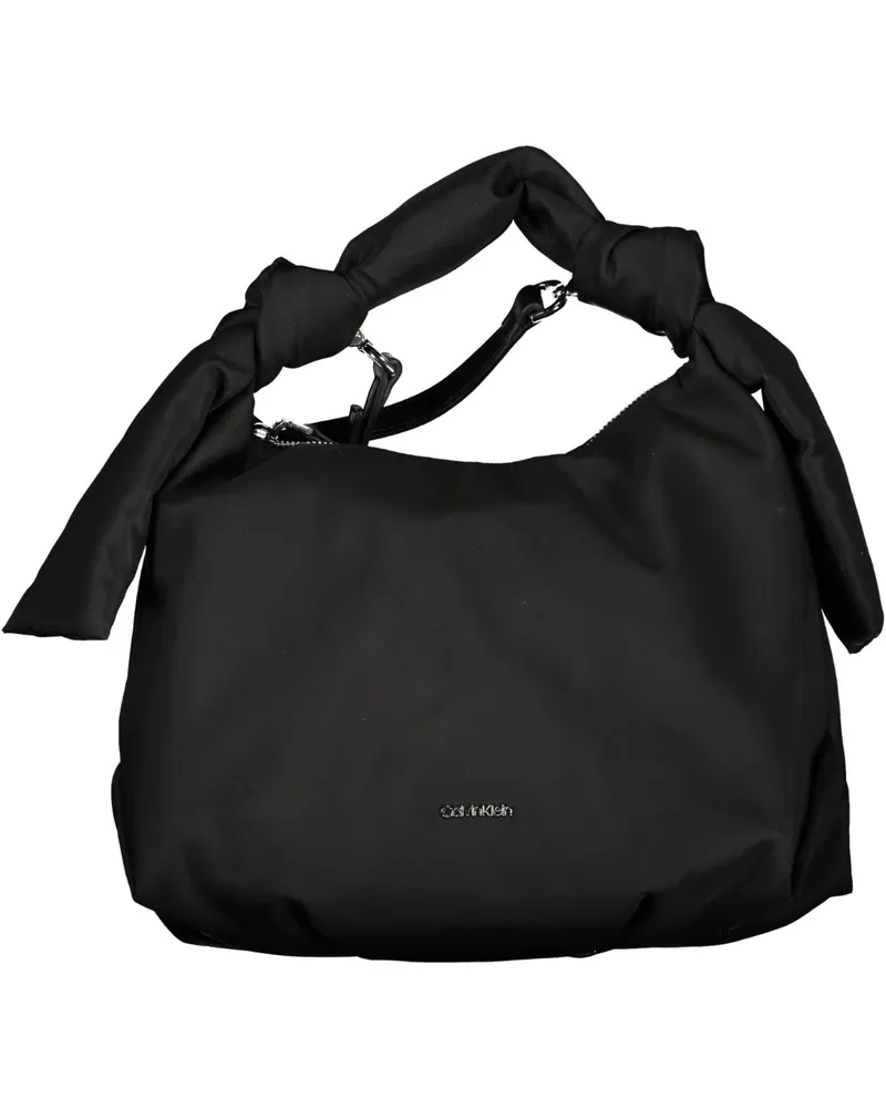 Calvin Klein Geknotete Tragetasche Stil mit Griff Schwarz