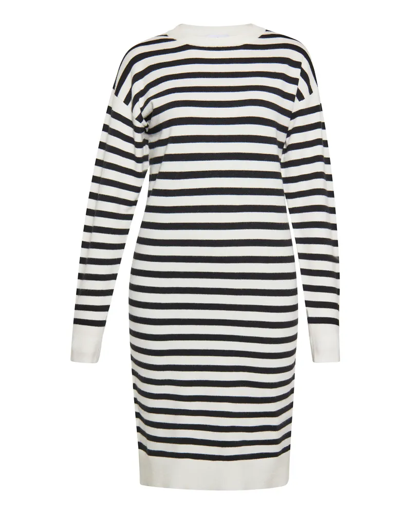 Usha Kleid Damen weiss schwarz Weiß