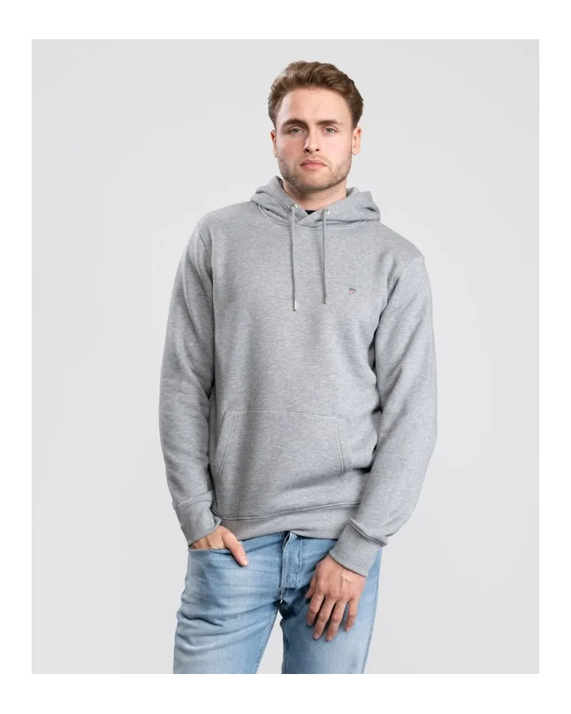 Gant Original Sweat Herren Hoodie Grau