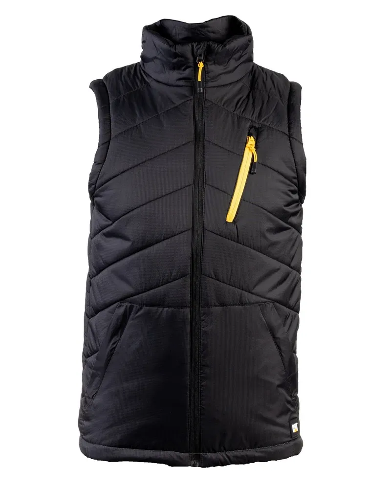 Caterpillar Footwear Essentials Herren Schwarz Gilets Weste Schwarz