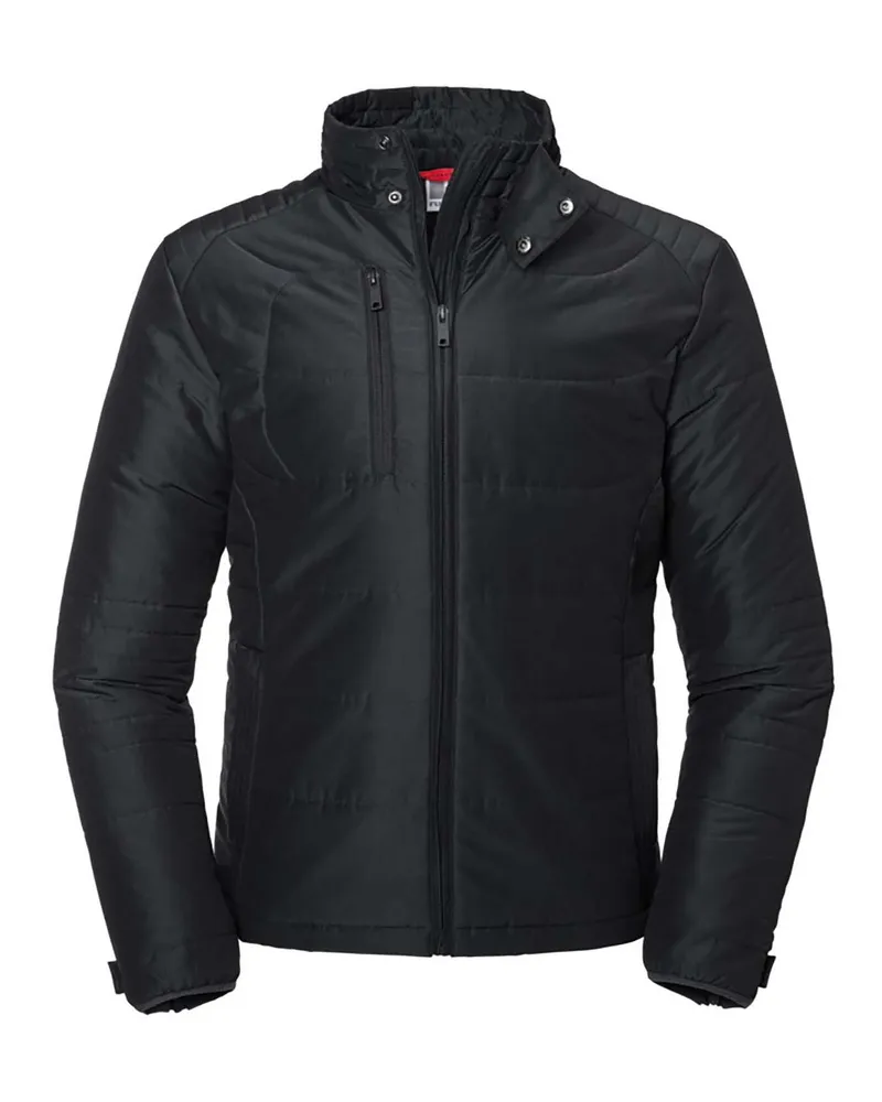 Russell Athletic Russell - "Cross" Steppjacke für Herren (Schwarz Schwarz