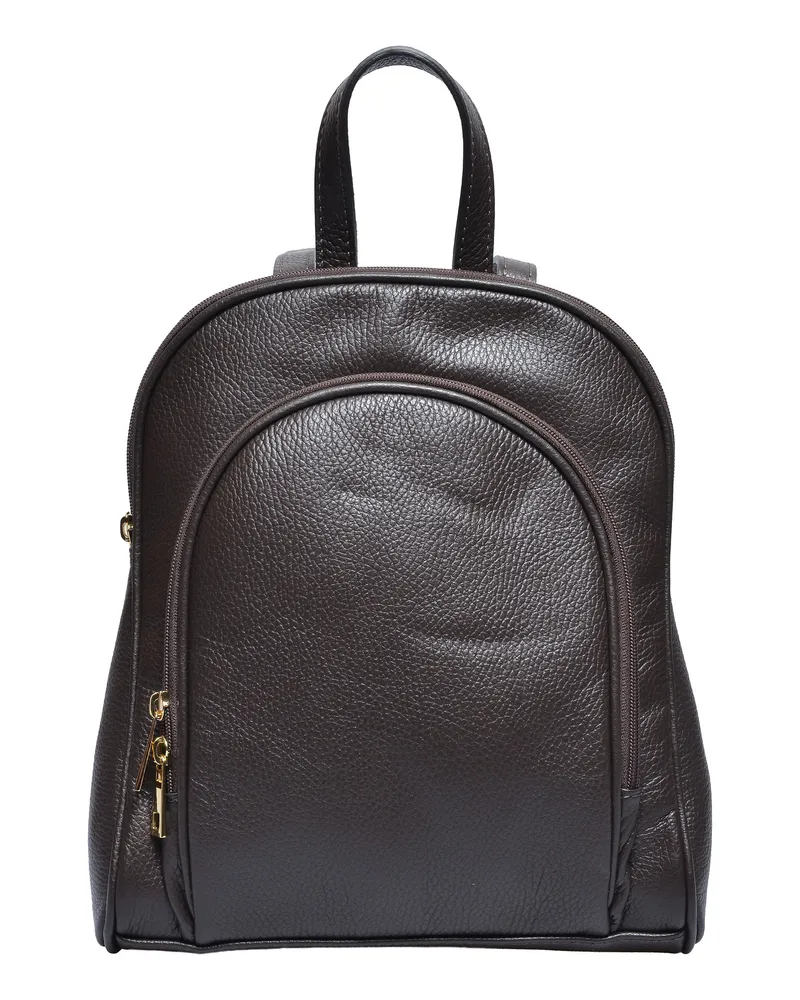 Anna Luchini Kastanienbraun Rindsledertasche Dunkelbraun