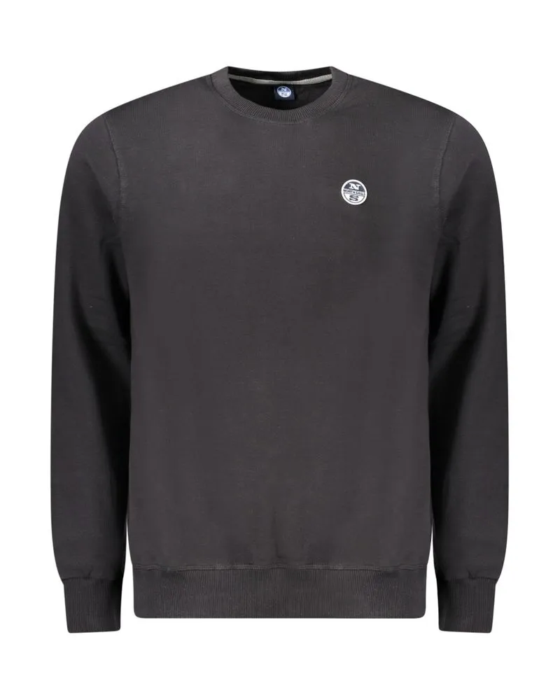 North Sails Crew-Neck Sweatshirt Klassischer Stil Dunkelgrau