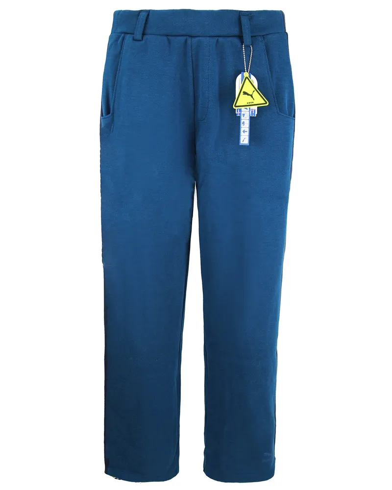 Puma x Ader Error T7 Overlay Blaue Damen-Jogginghose Marineblau
