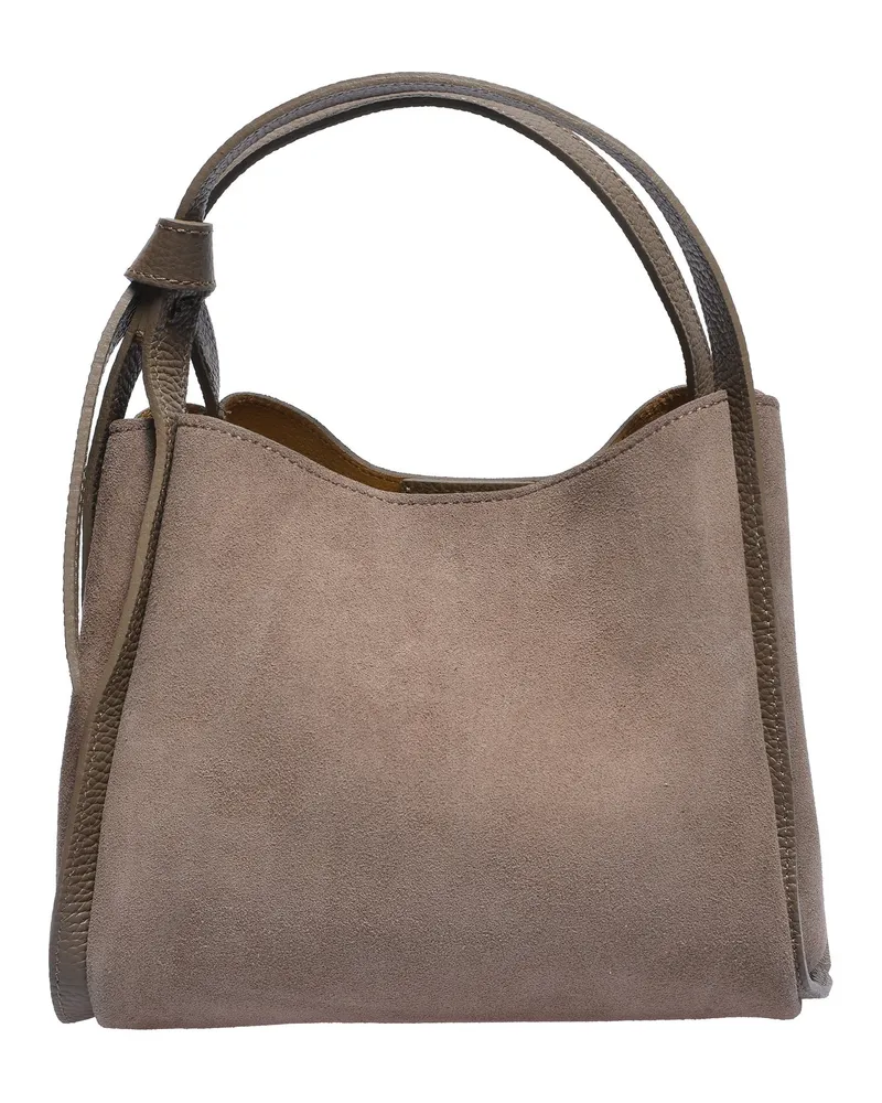 Luisa Vannini MUD Rindsledertasche Beige