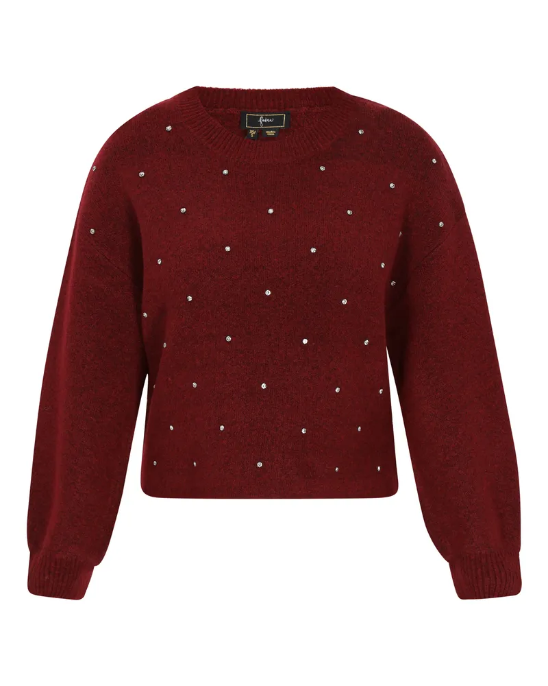FAINA Pullover Frauen Weinrot Rot