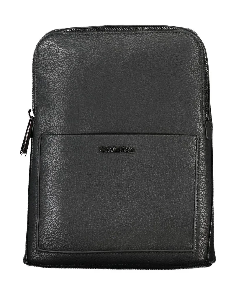 Calvin Klein Strukturierte Leder Umhängetasche K50k507376 Schwarz