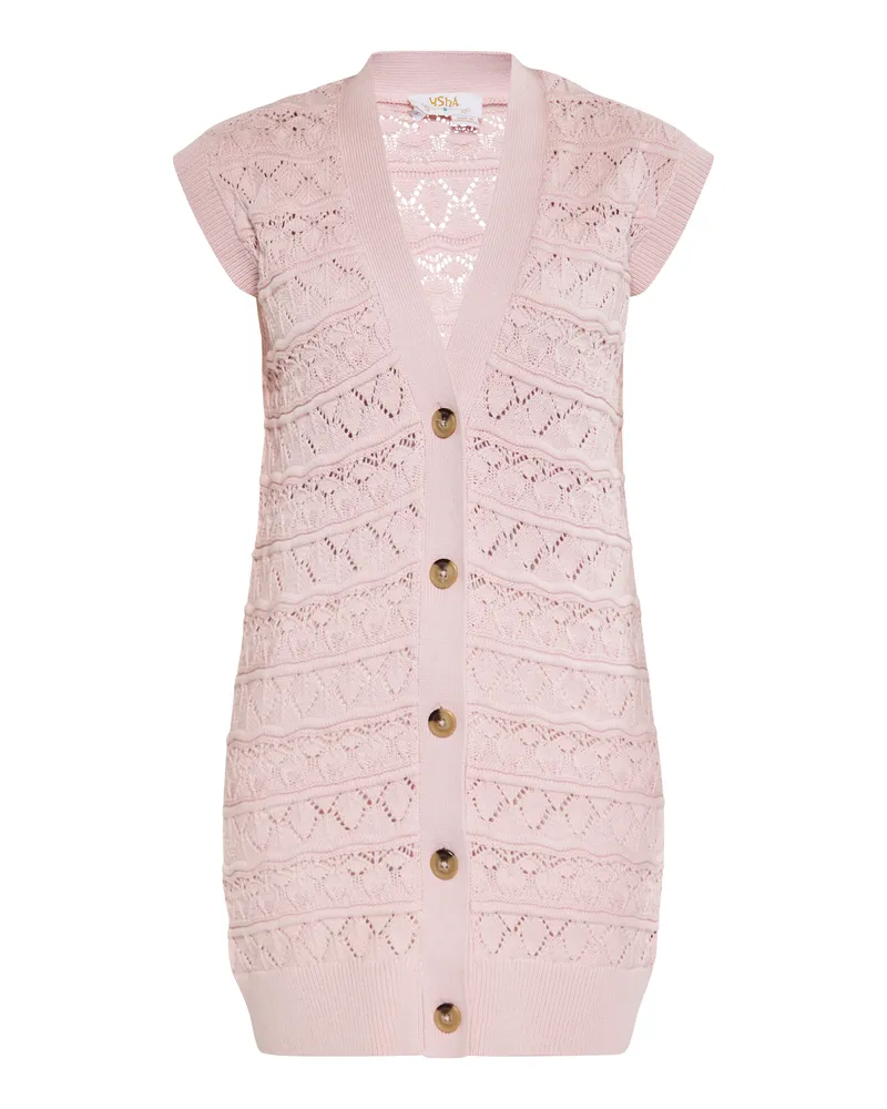 Usha Weste Damen hellrosa Rosé