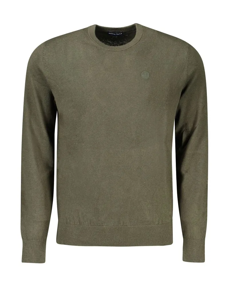 North Sails Crewneck-Pullover Oliv Salbeigrün