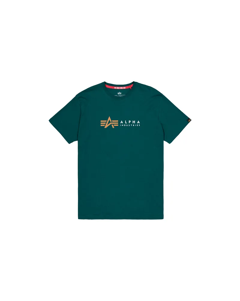 Alpha Industries Alpha Label T-Shirt Grün