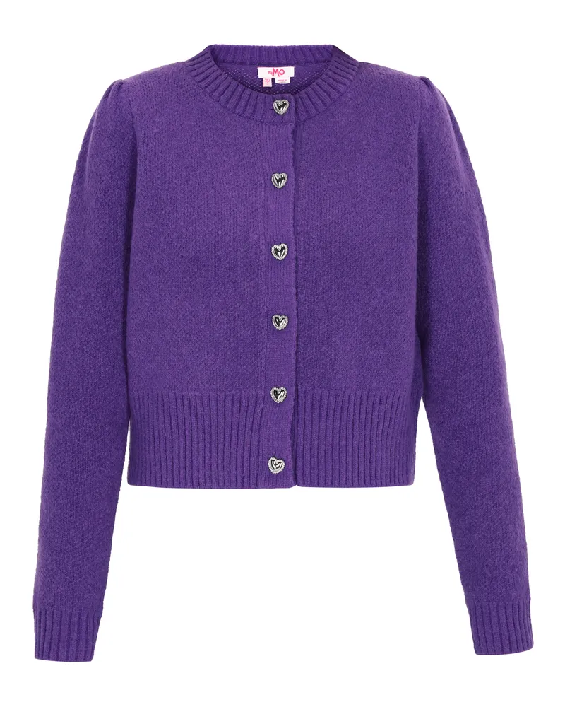 My Mo Strickjacke Frauen lila Lila