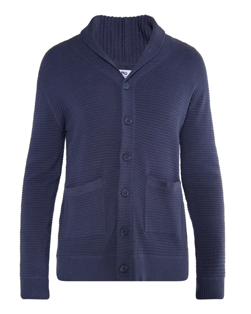 My Mo Strickjacke Herren Marine Marineblau