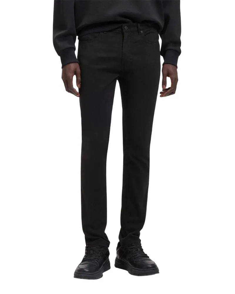 HUGO BOSS 734" Jeans für Herren (Schwarz Schwarz