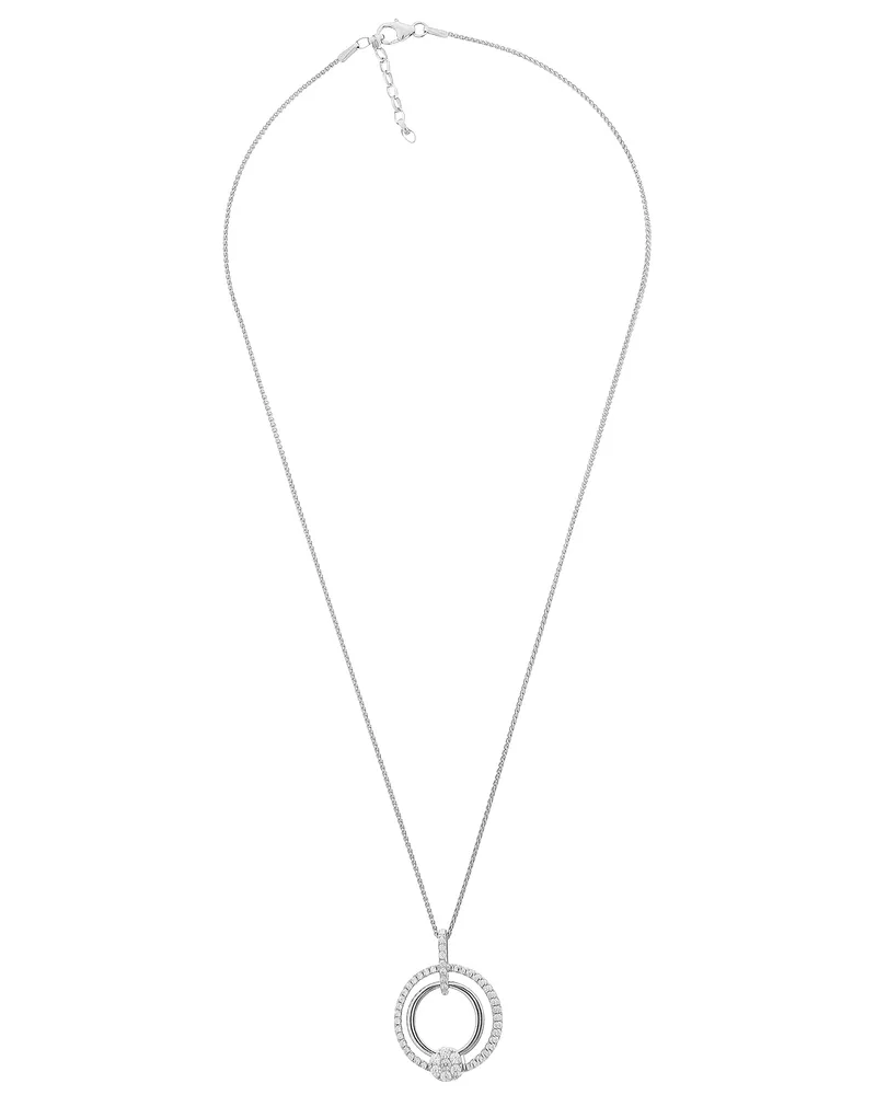 Orphelia Damen-Kette aus 925er Sterlingsilber mit Anhänger – Silber ZH-7278 Silber