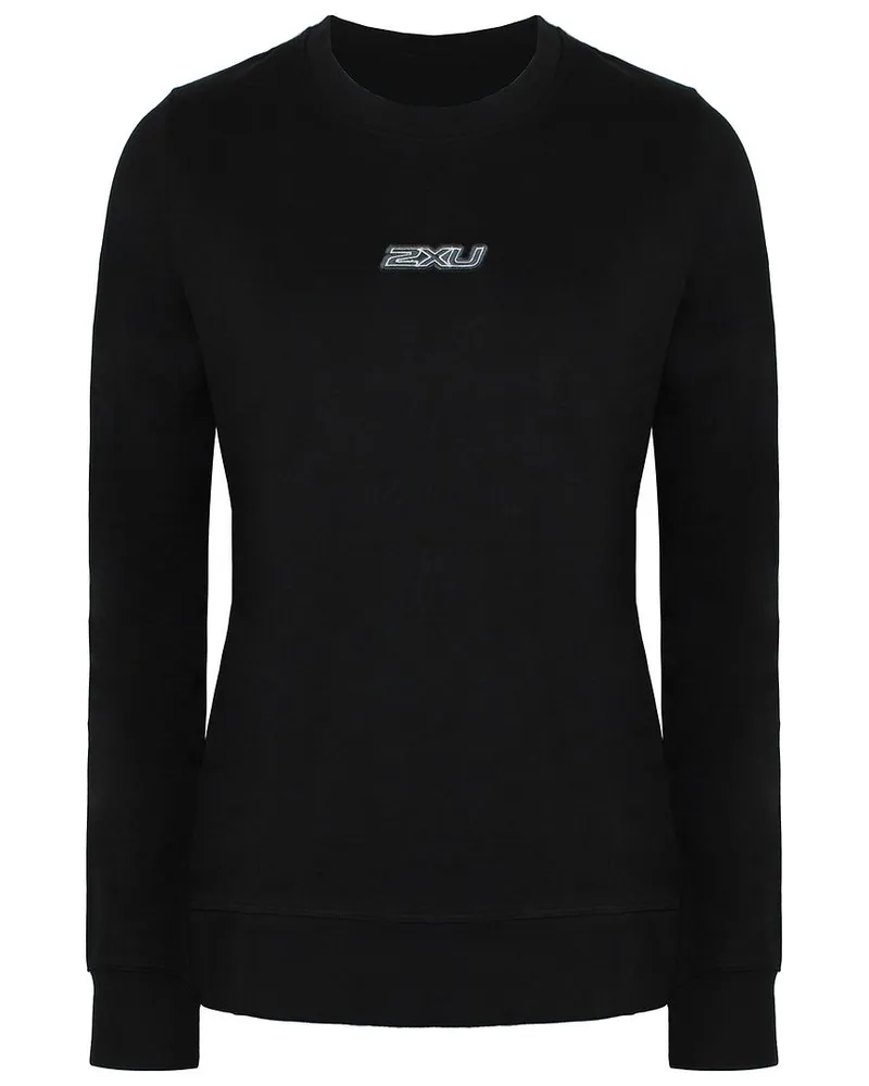 2XU pendeln schwarzer Frauenpullover Schwarz