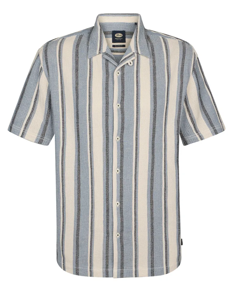 Petrol Industries Allover‑Print-Shirt Modell Adventura für Herren - Indigoblau Indigoblau