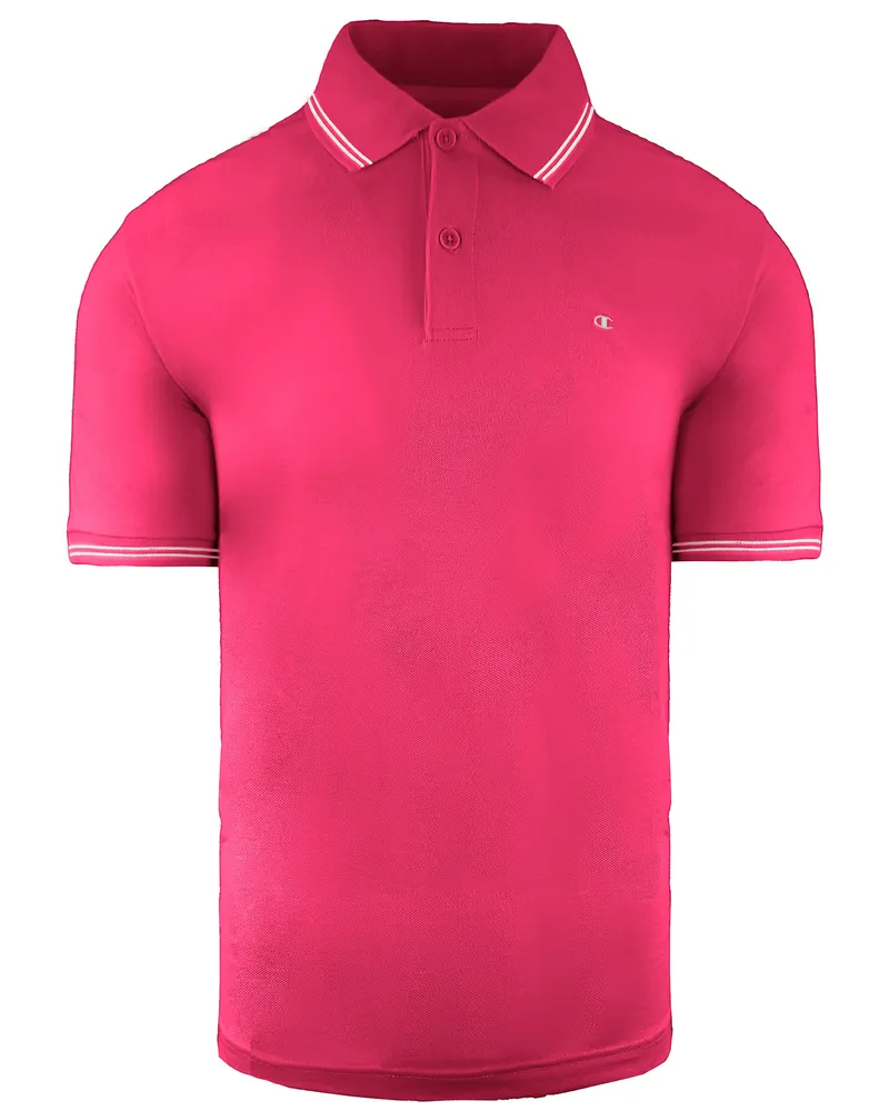 Champion Easy Fit Mens Pink Polo Shirt Rosa