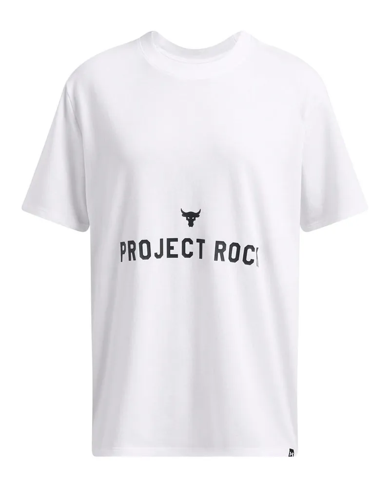 Under Armour Project Rock" T-Shirt für Damen (Weiß Weiß