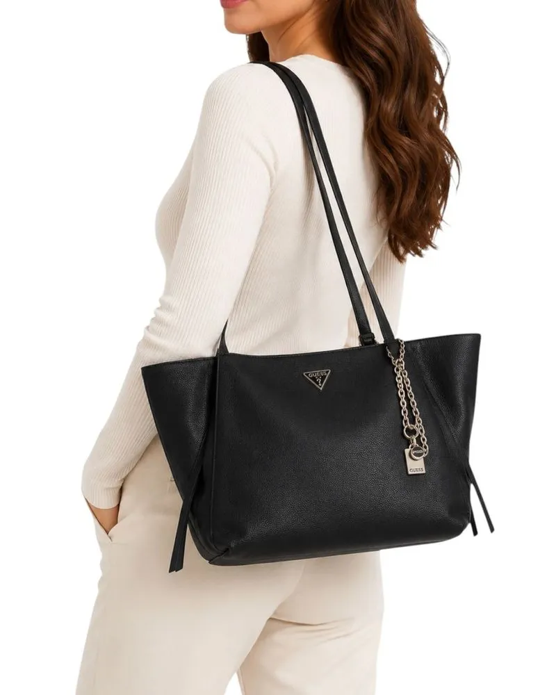 Guess Tragetasche Schwarz Schwarz